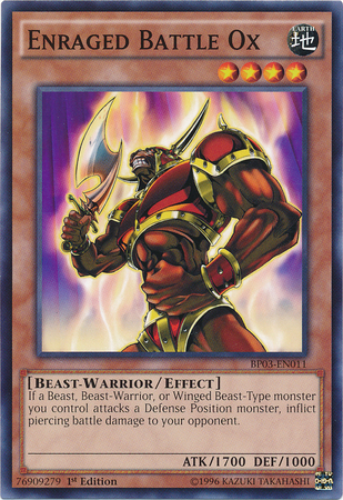 Enraged Battle Ox [BP03-EN011] Common | Jomio and Rueliete's Cards and Comics