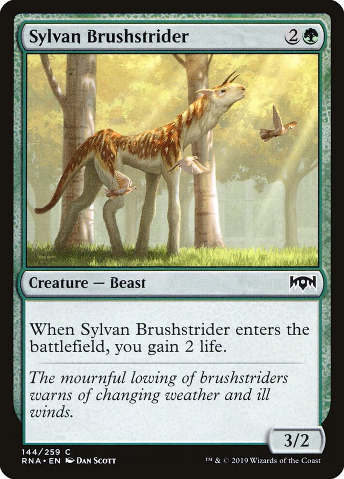 Sylvan Brushstrider [Ravnica Allegiance] | Jomio and Rueliete's Cards and Comics