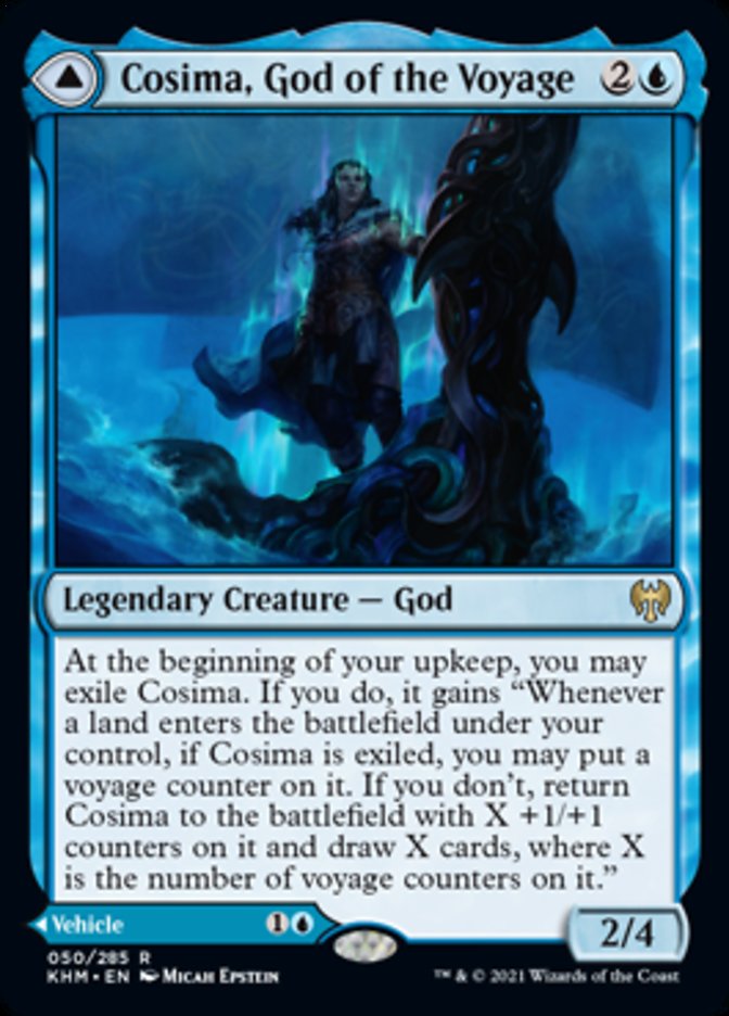 Cosima, God of the Voyage // The Omenkeel [Kaldheim] | Jomio and Rueliete's Cards and Comics