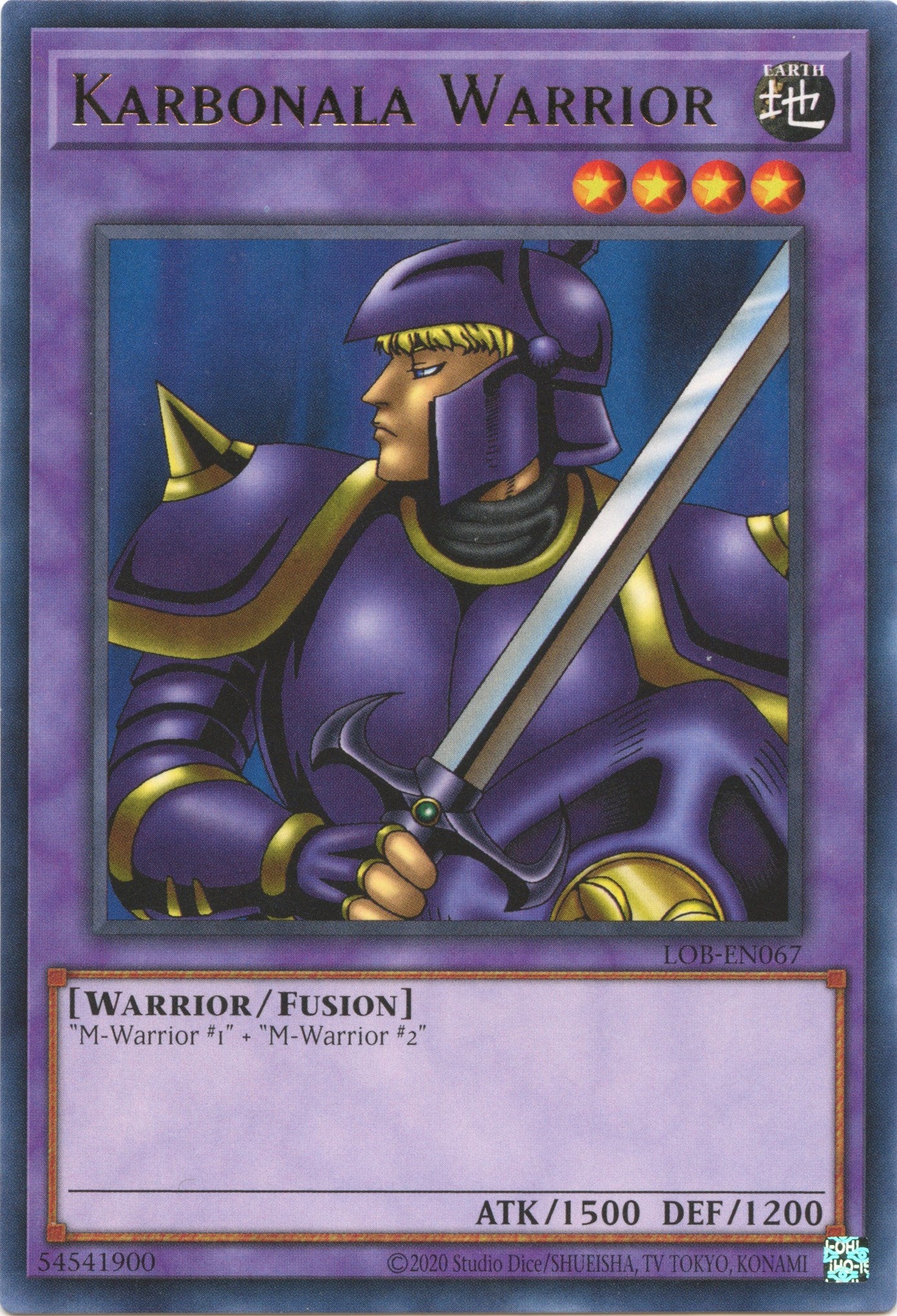 Karbonala Warrior (25th Anniversary) [LOB-EN067] Rare | Jomio and Rueliete's Cards and Comics