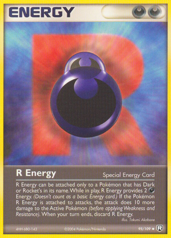 R Energy (95/109) [EX: Team Rocket Returns] | Jomio and Rueliete's Cards and Comics