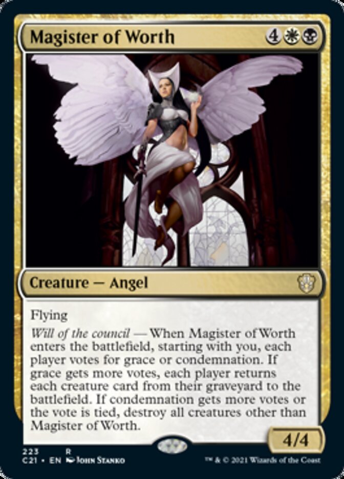 Magister of Worth [Commander 2021] | Jomio and Rueliete's Cards and Comics