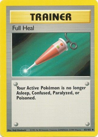 Full Heal (82/102) [Base Set Unlimited] | Jomio and Rueliete's Cards and Comics