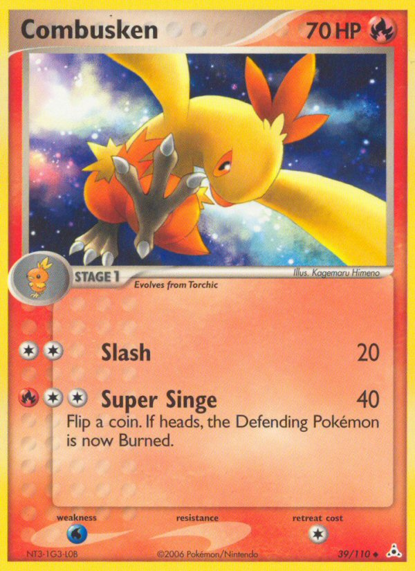 Combusken (39/110) [EX: Holon Phantoms] | Jomio and Rueliete's Cards and Comics