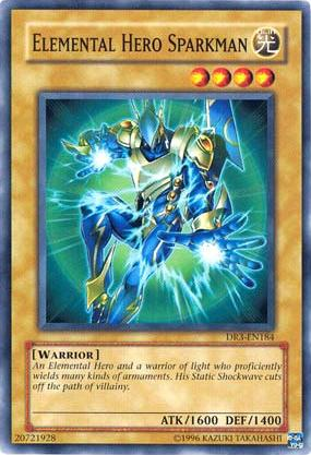Elemental Hero Sparkman [DR3-EN184] Common | Jomio and Rueliete's Cards and Comics