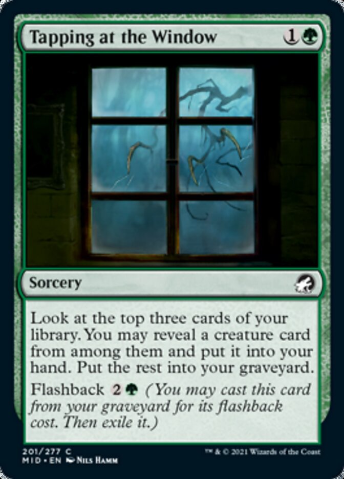 Tapping at the Window [Innistrad: Midnight Hunt] | Jomio and Rueliete's Cards and Comics