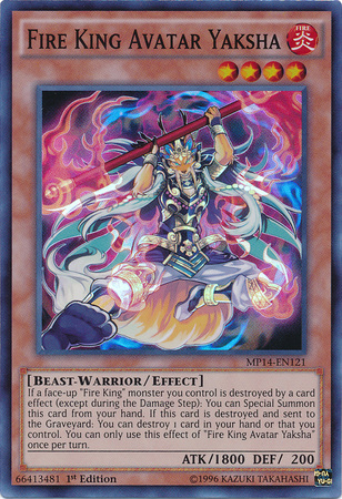 Fire King Avatar Yaksha [MP14-EN121] Super Rare | Jomio and Rueliete's Cards and Comics