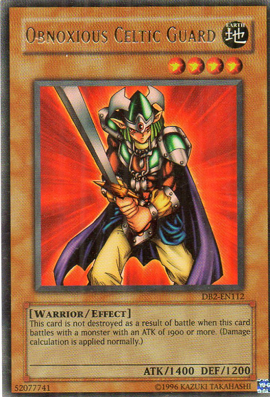 Obnoxious Celtic Guard [DB2-EN112] Ultra Rare | Jomio and Rueliete's Cards and Comics