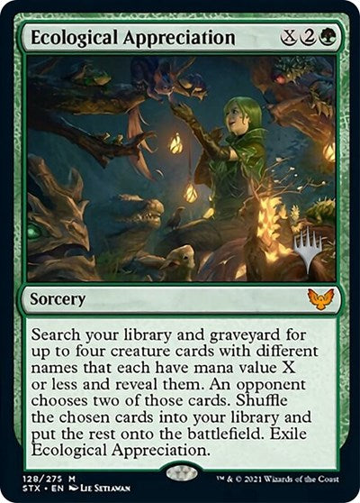 Ecological Appreciation (Promo Pack) [Strixhaven: School of Mages Promos] | Jomio and Rueliete's Cards and Comics