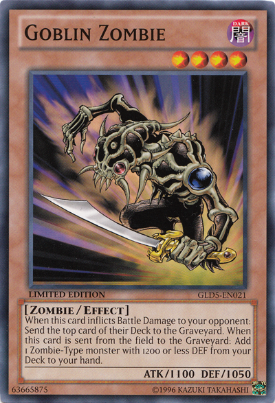 Goblin Zombie [GLD5-EN021] Common | Jomio and Rueliete's Cards and Comics