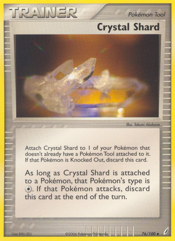 Crystal Shard (76/100) [EX: Crystal Guardians] | Jomio and Rueliete's Cards and Comics