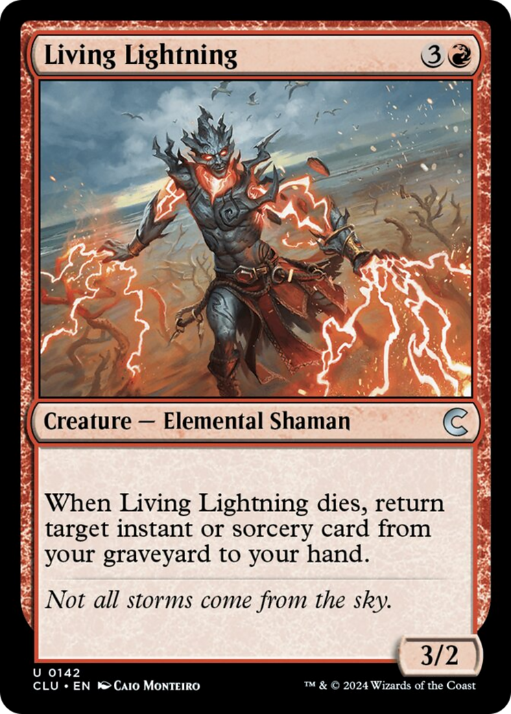 Living Lightning [Ravnica: Clue Edition] | Jomio and Rueliete's Cards and Comics