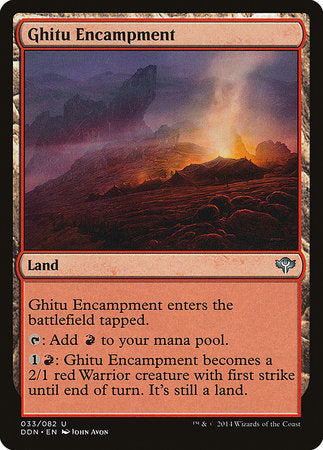 Ghitu Encampment [Duel Decks: Speed vs. Cunning] | Jomio and Rueliete's Cards and Comics