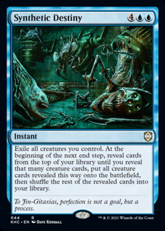 Synthetic Destiny [Kaldheim Commander] | Jomio and Rueliete's Cards and Comics