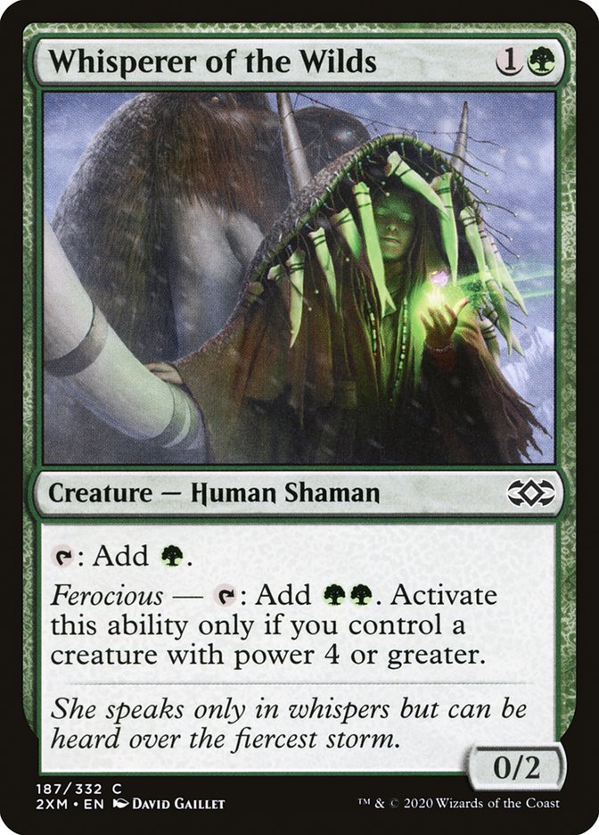 Whisperer of the Wilds [Double Masters] | Jomio and Rueliete's Cards and Comics