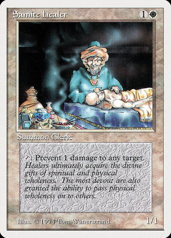 Samite Healer [Summer Magic / Edgar] | Jomio and Rueliete's Cards and Comics