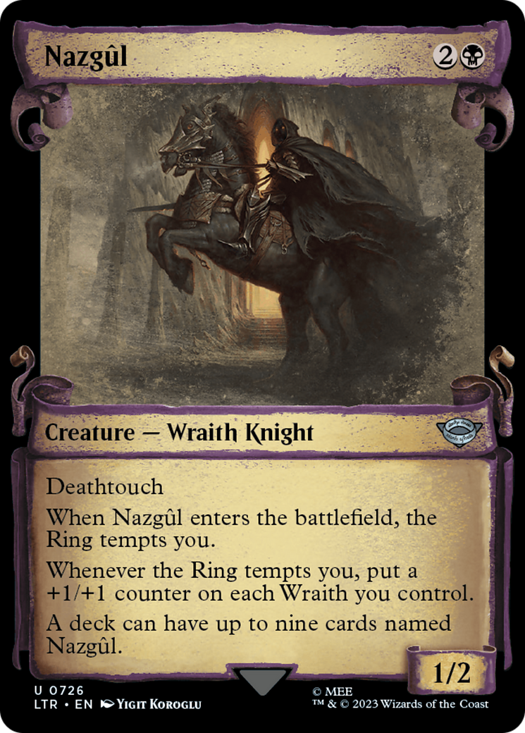 Nazgul (0726) [The Lord of the Rings: Tales of Middle-Earth Showcase Scrolls] | Jomio and Rueliete's Cards and Comics