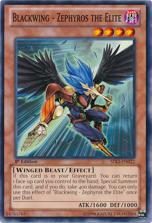 Blackwing - Zephyros the Elite [SDLI-EN022] Common | Jomio and Rueliete's Cards and Comics