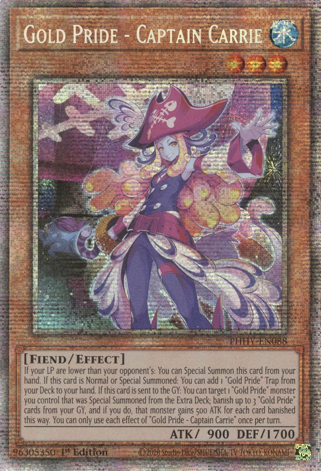 Gold Pride - Captain Carrie [PHHY-EN088] Starlight Rare | Jomio and Rueliete's Cards and Comics