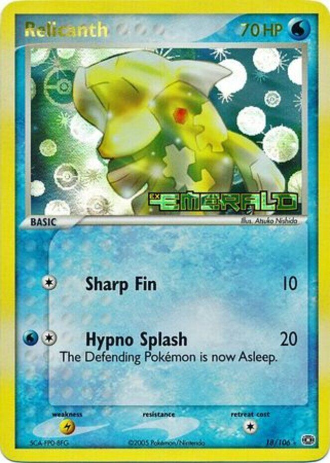 Relicanth (18/106) (Stamped) [EX: Emerald] | Jomio and Rueliete's Cards and Comics