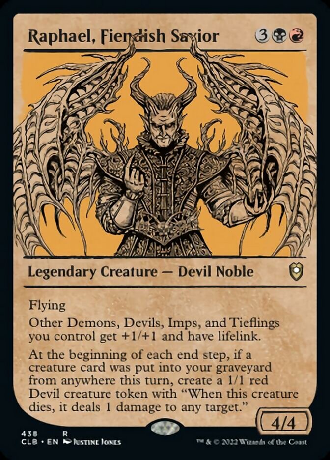 Raphael, Fiendish Savior (Showcase) [Commander Legends: Battle for Baldur's Gate] | Jomio and Rueliete's Cards and Comics