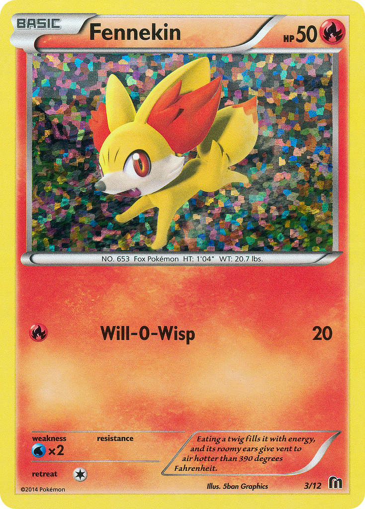 Fennekin (3/12) [McDonald's Promos: 2016 Collection] | Jomio and Rueliete's Cards and Comics