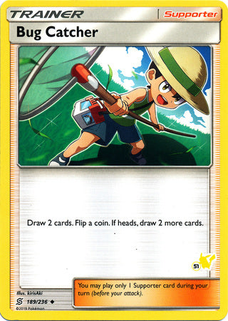 Bug Catcher (189/236) (Pikachu Stamp #51) [Battle Academy 2020] | Jomio and Rueliete's Cards and Comics