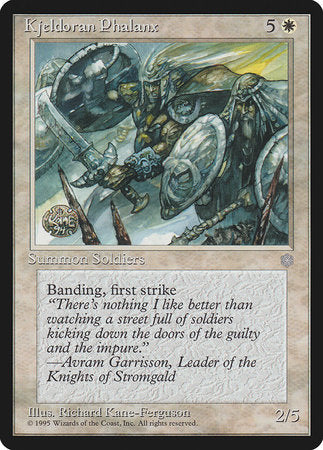 Kjeldoran Phalanx [Ice Age] | Jomio and Rueliete's Cards and Comics