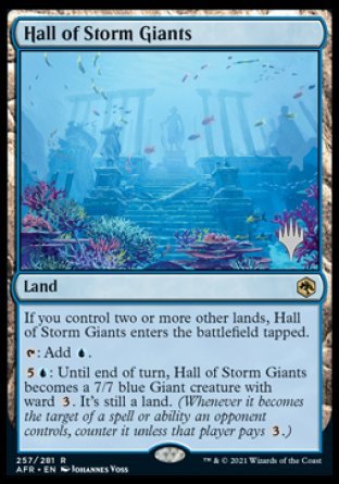 Hall of Storm Giants (Promo Pack) [Dungeons & Dragons: Adventures in the Forgotten Realms Promos] | Jomio and Rueliete's Cards and Comics