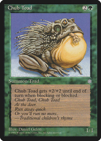 Chub Toad [Ice Age] | Jomio and Rueliete's Cards and Comics