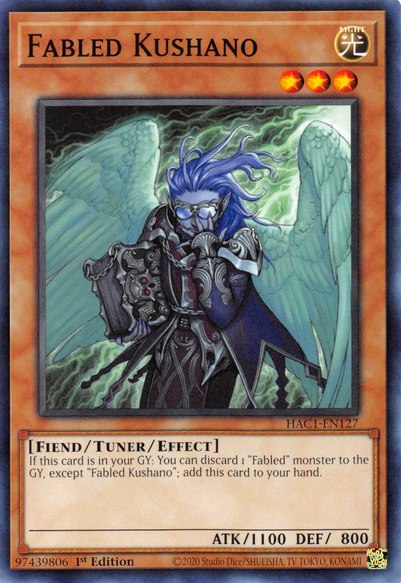 Fabled Kushano [HAC1-EN127] Common | Jomio and Rueliete's Cards and Comics
