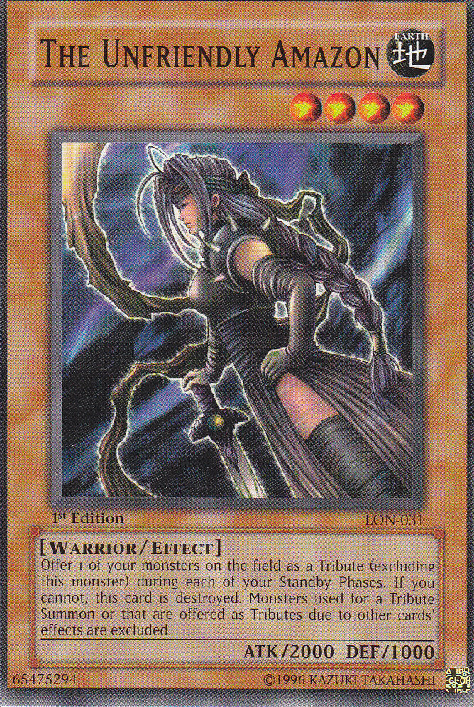 The Unfriendly Amazon [LON-031] Common | Jomio and Rueliete's Cards and Comics