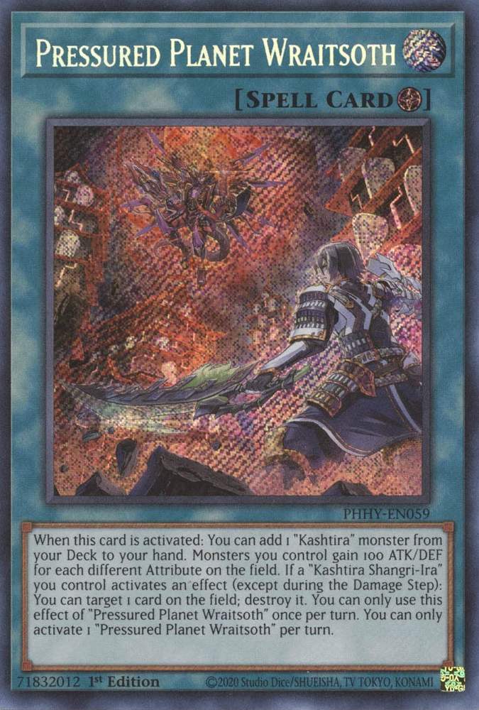Pressured Planet Wraitsoth [PHHY-EN059] Secret Rare | Jomio and Rueliete's Cards and Comics
