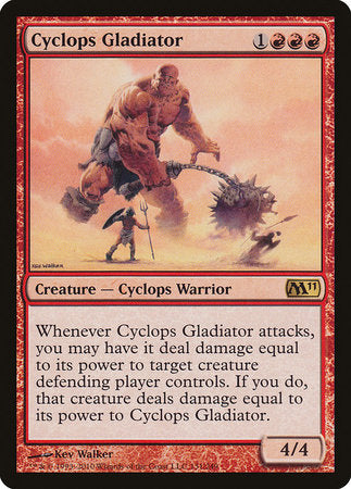 Cyclops Gladiator [Magic 2011] | Jomio and Rueliete's Cards and Comics