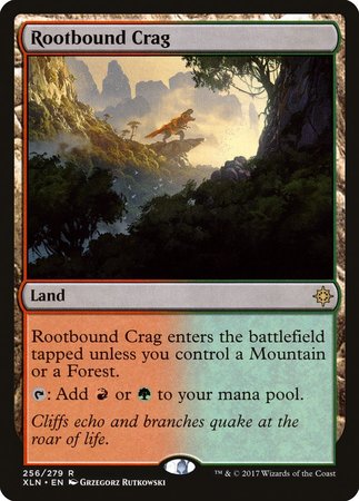 Rootbound Crag [Ixalan] | Jomio and Rueliete's Cards and Comics