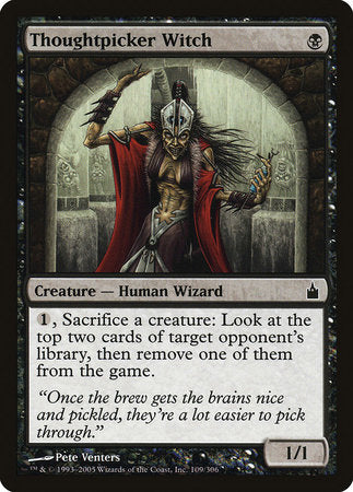 Thoughtpicker Witch [Ravnica: City of Guilds] | Jomio and Rueliete's Cards and Comics