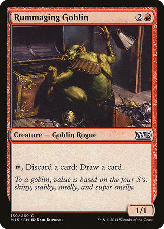Rummaging Goblin [Magic 2015] | Jomio and Rueliete's Cards and Comics