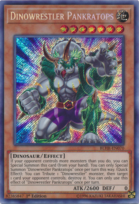 Dinowrestler Pankratops [BLHR-EN070] Secret Rare | Jomio and Rueliete's Cards and Comics