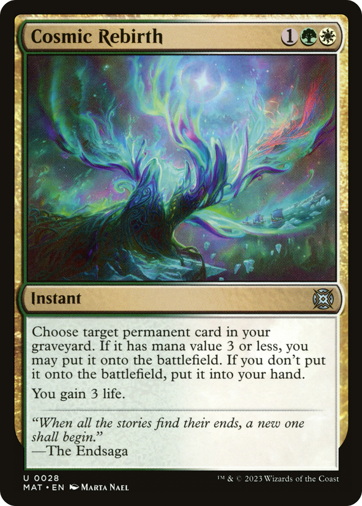 Cosmic Rebirth [March of the Machine: The Aftermath] | Jomio and Rueliete's Cards and Comics