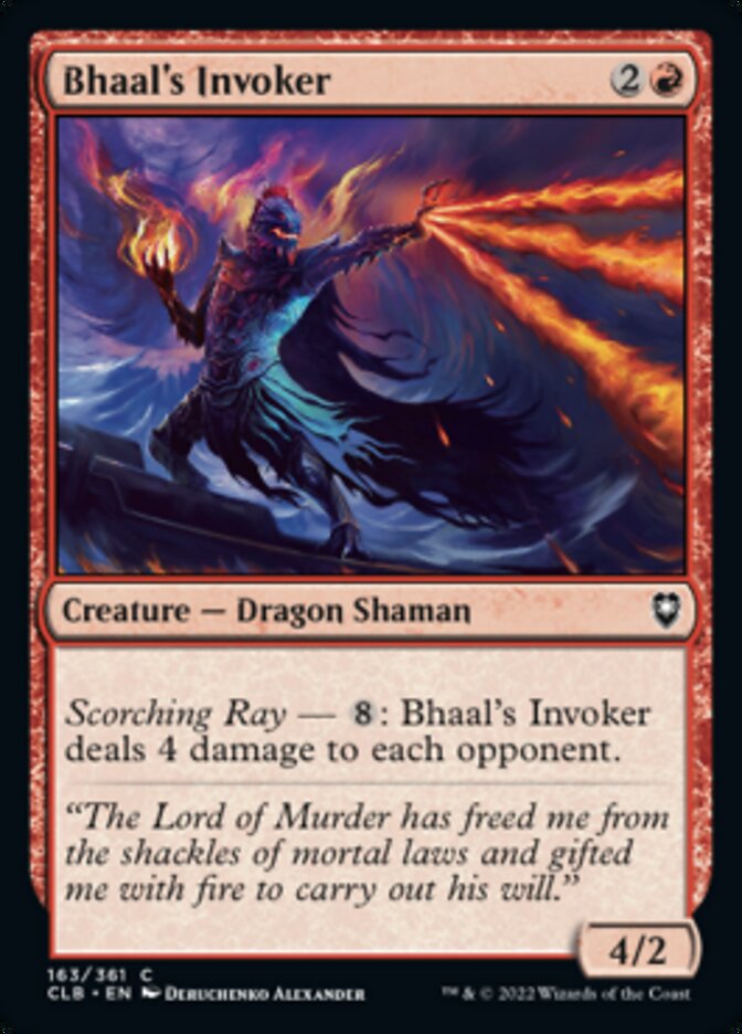 Bhaal's Invoker [Commander Legends: Battle for Baldur's Gate] | Jomio and Rueliete's Cards and Comics