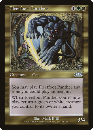 Fleetfoot Panther [Planeshift] | Jomio and Rueliete's Cards and Comics