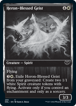 Heron-Blessed Geist [Innistrad: Double Feature] | Jomio and Rueliete's Cards and Comics