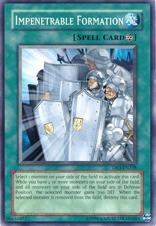 Impenetrable Formation [DR3-EN228] Common | Jomio and Rueliete's Cards and Comics