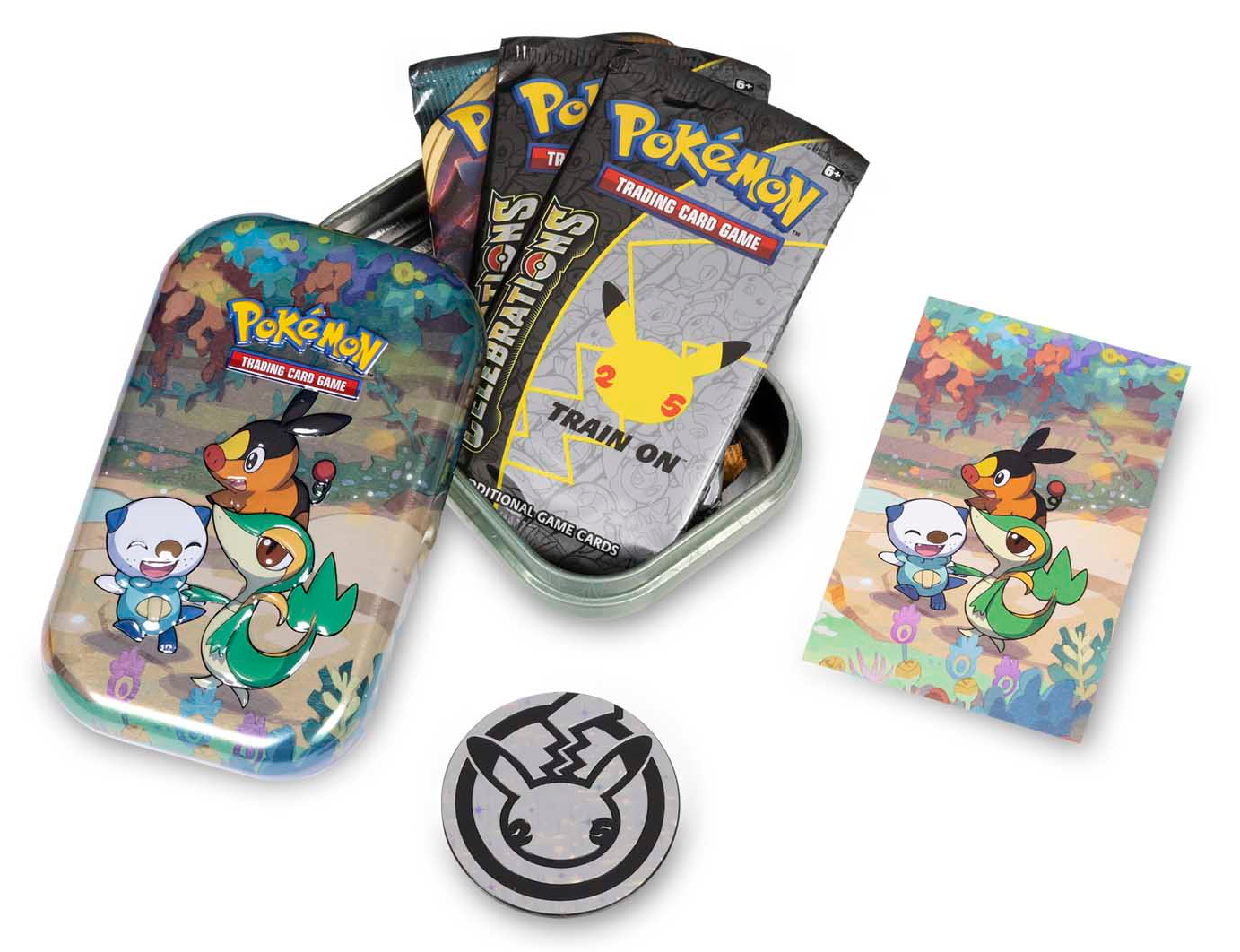 Celebrations: 25th Anniversary - Mini Tin (Unova) | Jomio and Rueliete's Cards and Comics