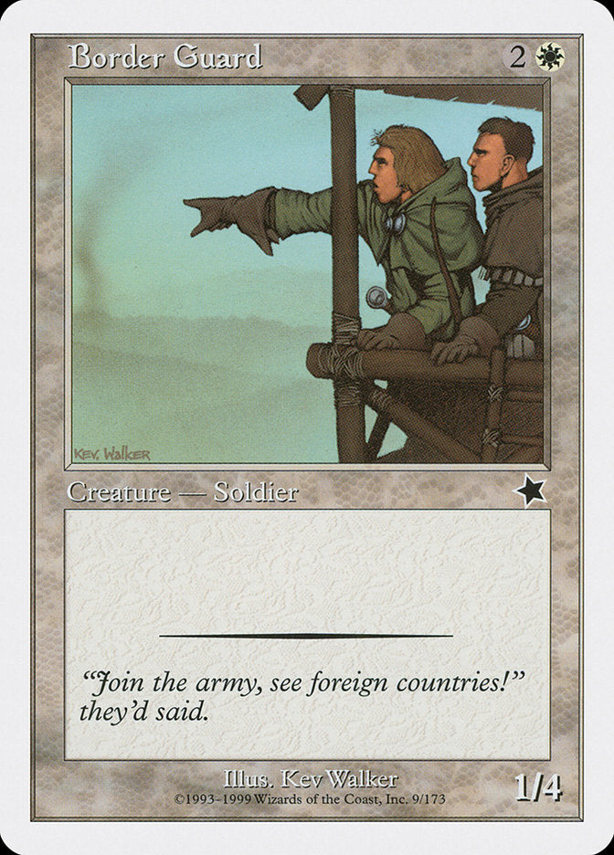 Border Guard [Starter 1999] | Jomio and Rueliete's Cards and Comics