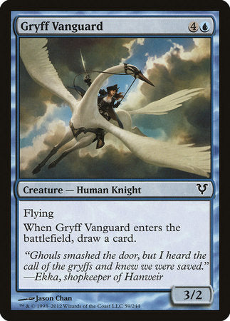 Gryff Vanguard [Avacyn Restored] | Jomio and Rueliete's Cards and Comics