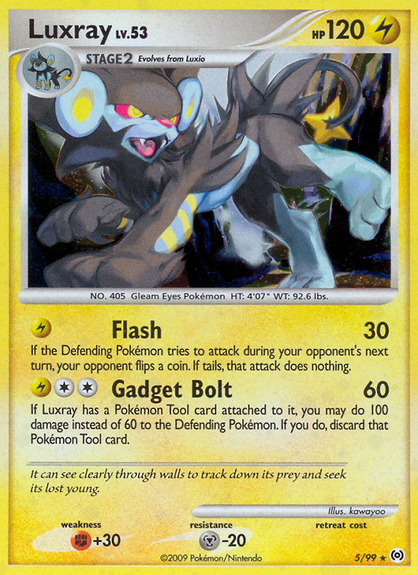 Luxray (5/99) [Platinum: Arceus] | Jomio and Rueliete's Cards and Comics