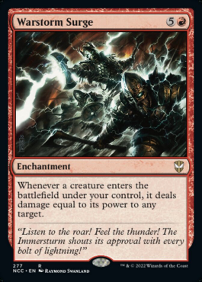 Warstorm Surge [Streets of New Capenna Commander] | Jomio and Rueliete's Cards and Comics