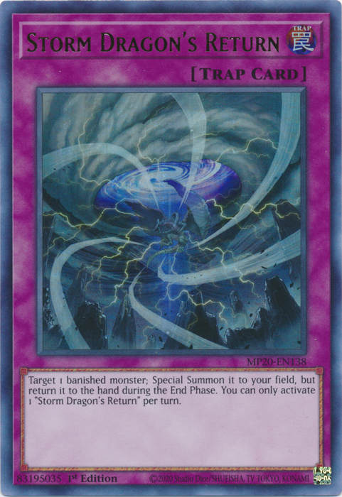 Storm Dragon's Return [MP20-EN138] Ultra Rare | Jomio and Rueliete's Cards and Comics