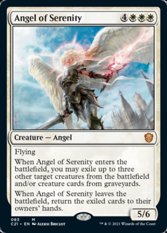 Angel of Serenity [Commander 2021] | Jomio and Rueliete's Cards and Comics